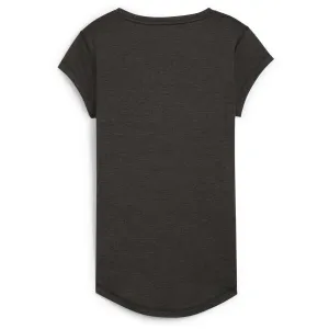 Puma TRAIN FAV HEATHER CAT TEE Dámske športové tričko, čierna, veľkosť