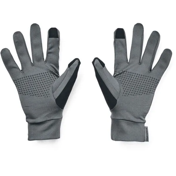 Under Armour STORM LINER Pánske rukavice, sivá, veľkosť