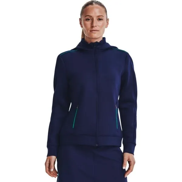 Under Armour STORM DAYTONA FZ HD Dámska mikina, tmavo modrá, veľkosť