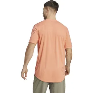 adidas CLUB 3STR TEE Pánske tenisové tričko, oranžová, veľkosť