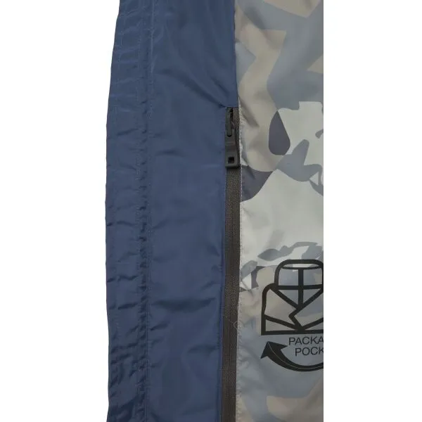 Geox LEITAN MID PARKA Pánska parka, tmavo modrá, veľkosť