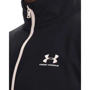 Under Armour SPORTSTYLE TRICOT JACKET Pánska mikina, čierna, veľkosť M