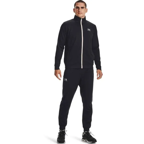 Under Armour SPORTSTYLE TRICOT JACKET Pánska mikina, čierna, veľkosť M