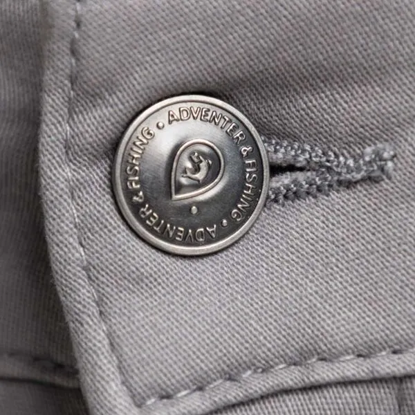 ADVENTER & FISHING OUTDOOR SHORTS Pánske outdoorové kraťasy, sivá, veľkosť