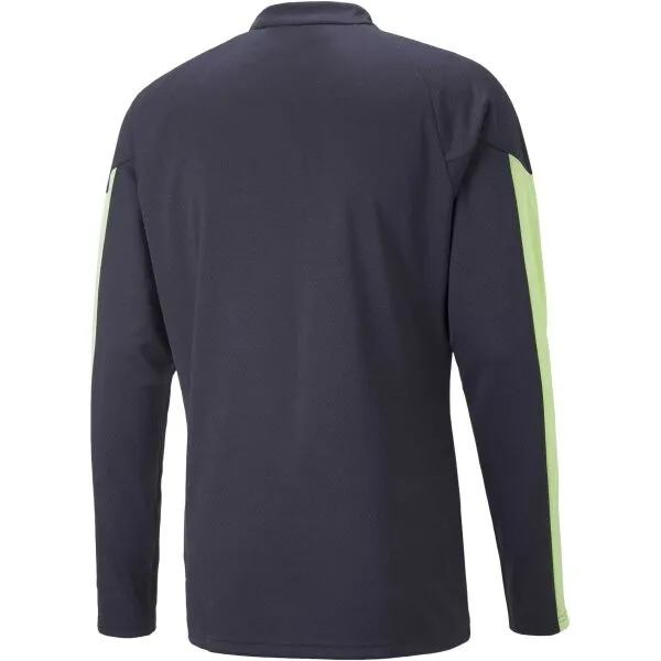 Puma INDIVIDUALFINAL 1/4 ZIP TOP Pánska mikina, sivá, veľkosť