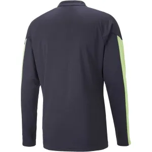 Puma INDIVIDUALFINAL 1/4 ZIP TOP Pánska mikina, sivá, veľkosť