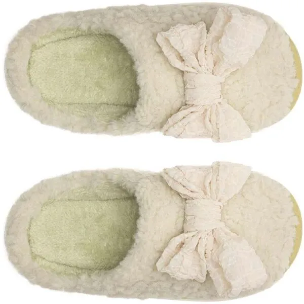 Oldcom PLUSH Dámske šľapky, svetlo zelená, veľkosť