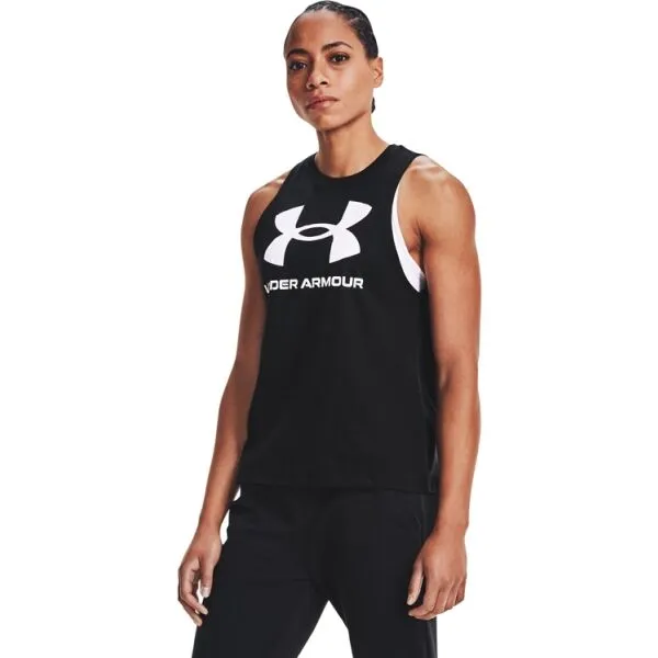 Under Armour LIVE SPORTSTYLE Dámske tielko, čierna, veľkosť S