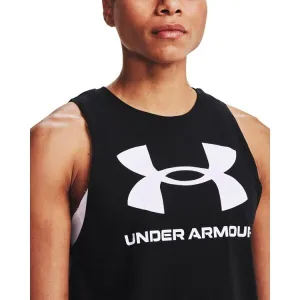Under Armour LIVE SPORTSTYLE Dámske tielko, čierna, veľkosť S