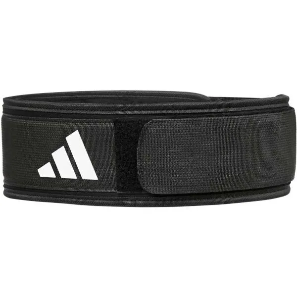 adidas ESSENTIAL WEIGHTLIFTING BELT Posilňovací pás, čierna, veľkosť