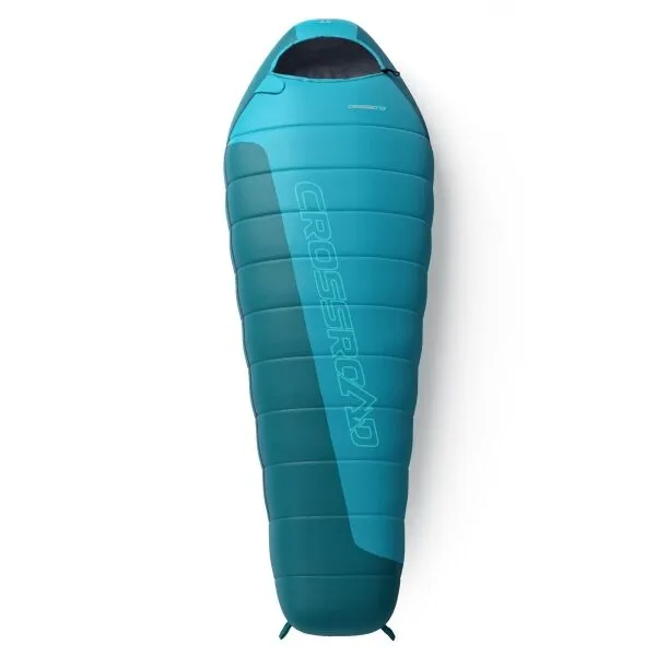 Crossroad MIRAGE 185 Páperový spací vak, modrá, veľkosť 185 cm - pravý zips