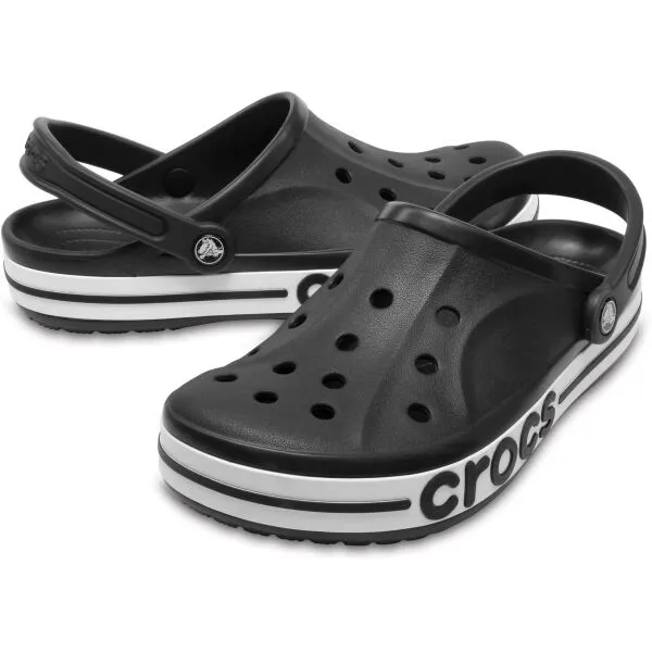 Crocs BAYABAND CLOG Unisex šľapky, čierna, veľkosť 36/37