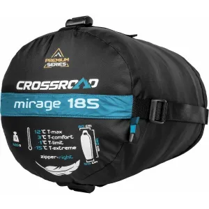 Crossroad MIRAGE 185 Páperový spací vak, modrá, veľkosť 185 cm - pravý zips