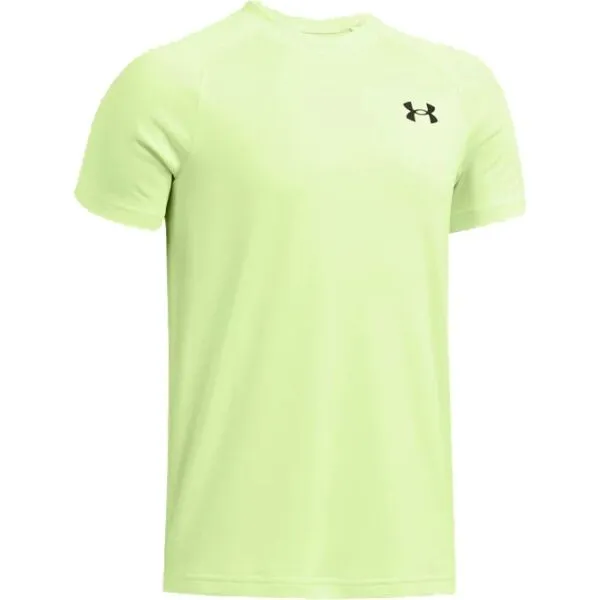 Under Armour TECH 2.0 Chlapčenské športové tričko, svetlo zelená, veľkosť S