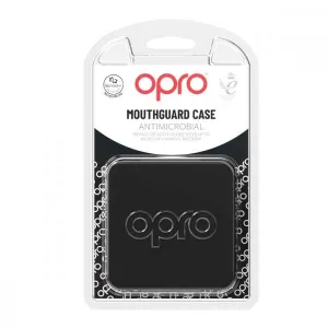 Opro ANITIMICROBIAL MOUTHGUARDS CASE Obal na chrániče zubov, čierna, veľkosť