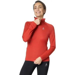 Odlo ESSENTIAL 1/2 ZIP Dámska mikina, červená, veľkosť