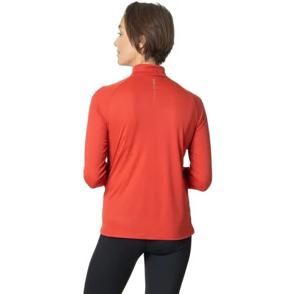 Odlo ESSENTIAL 1/2 ZIP Dámska mikina, červená, veľkosť