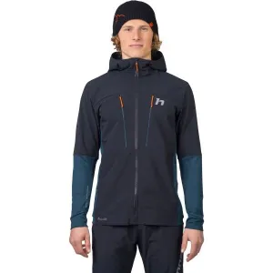 Hannah TRANE HOODY Pánska hybridná bunda, tmavo sivá, veľkosť