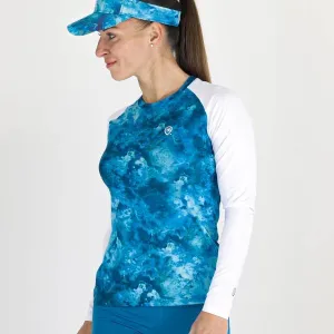 ADVENTER & FISHING FUNCTIONAL UV T-SHIRT Dámske funkčné UV tričko, modrá, veľkosť