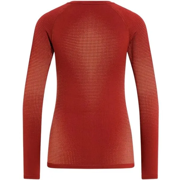 Odlo BL TOP PERFORMANCE WARM EC Funkčné tričko, červená, veľkosť