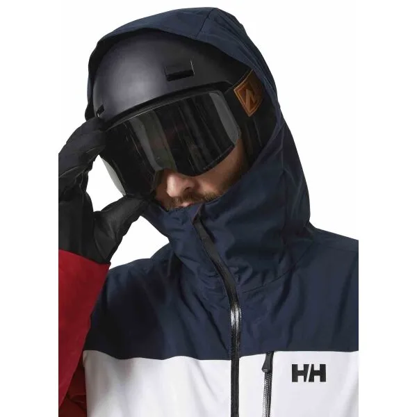 Helly Hansen GRAVITY JACKET Pánska lyžiarska bunda, červená, veľkosť XXL