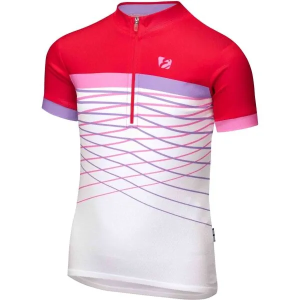 Etape LUCKY Detský cyklistický dres, biela, veľkosť 164-170