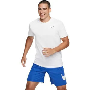 Nike DRY TEE DFC CREW SOLID M Pánske tréningové tričko, biela, veľkosť