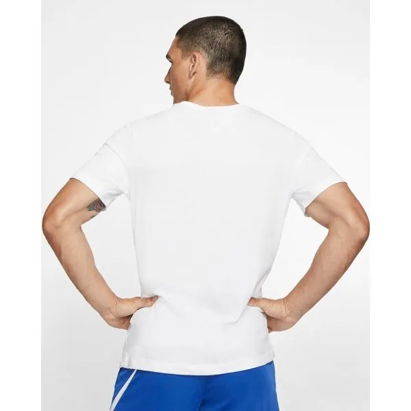 Nike DRY TEE DFC CREW SOLID M Pánske tréningové tričko, biela, veľkosť