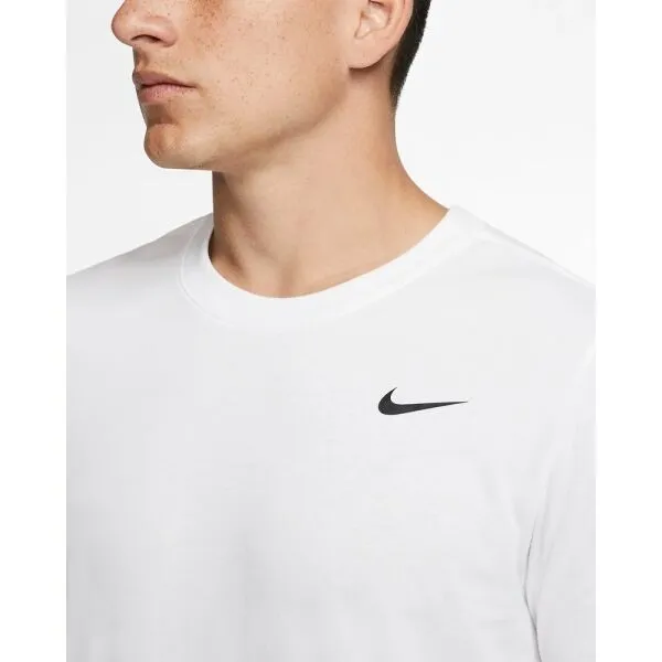 Nike DRY TEE DFC CREW SOLID M Pánske tréningové tričko, biela, veľkosť
