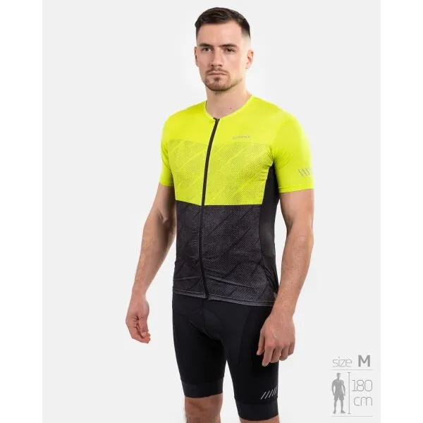 Klimatex VIGGO Pánsky cyklistický dres, svetlo zelená, veľkosť