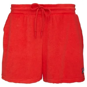 Fila SET POLO AND SHORT PANTS IN SPONGE TERRY Dámske pyžamo, červená, veľkosť
