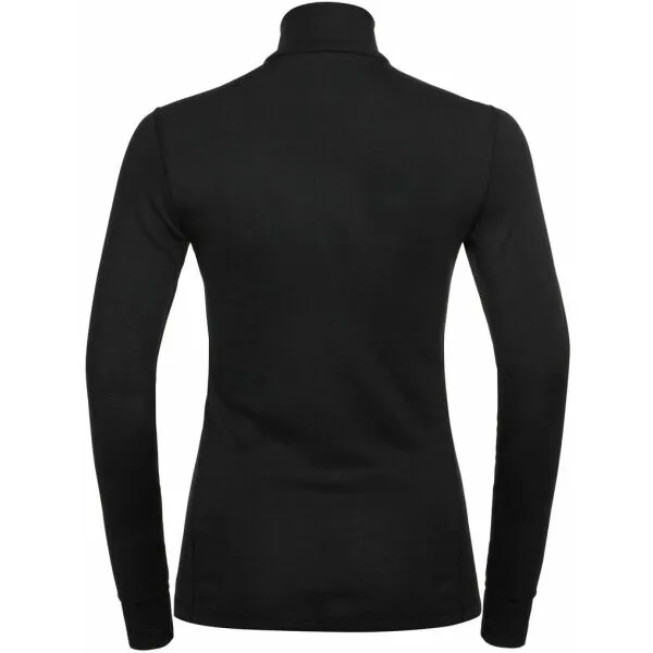 Odlo W BL TOP ACTIVE WARM ECO Dámske funkčné tričko, čierna, veľkosť