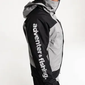 ADVENTER & FISHING FISHING JACKET Pánska bunda s membránou, sivá, veľkosť