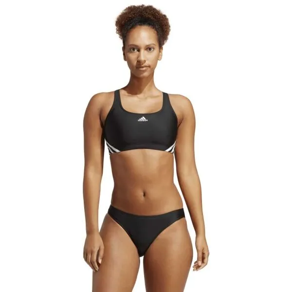 adidas 3S BIKINI Dievčenské dvojdielne plavky, čierna, veľkosť