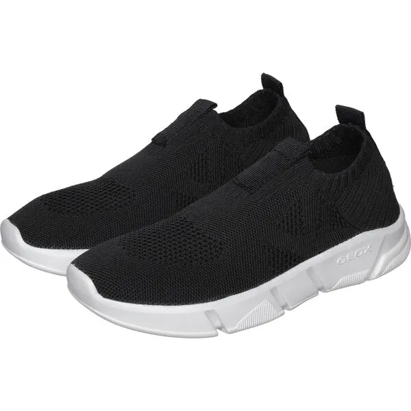 Geox J ARIL B. A Chlapčenská slip-on obuv, čierna, veľkosť