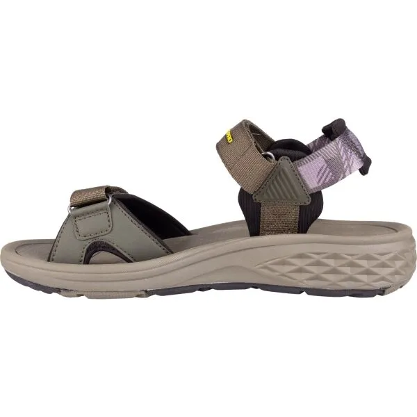ALPINE PRO JALES Pánske sandále, khaki, veľkosť