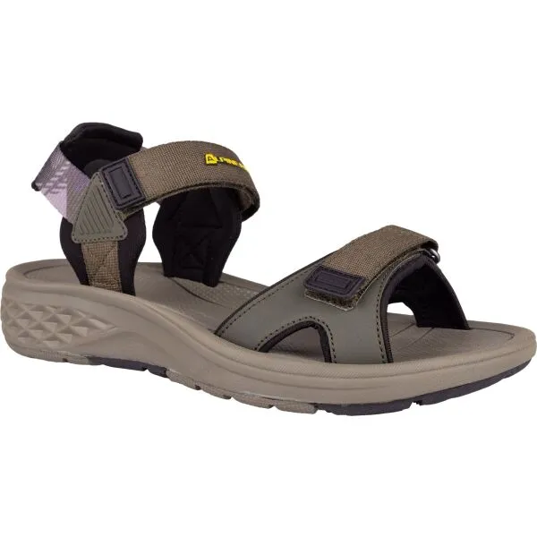 ALPINE PRO JALES Pánske sandále, khaki, veľkosť