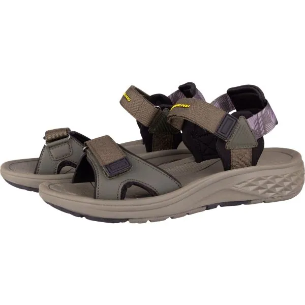 ALPINE PRO JALES Pánske sandále, khaki, veľkosť