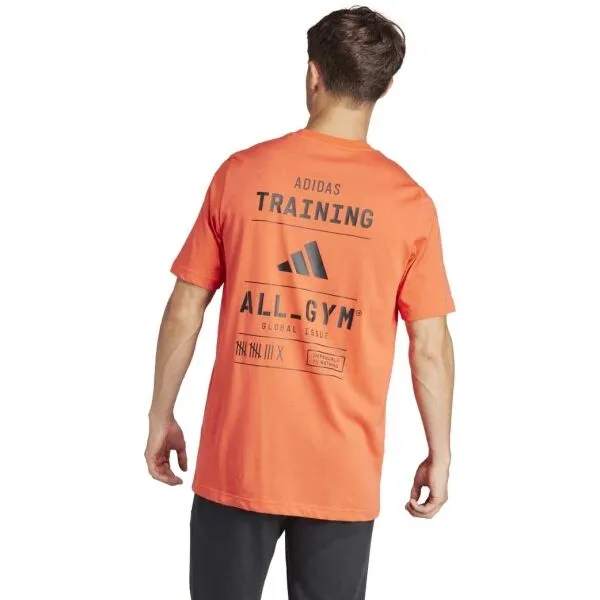 adidas M TRAINING CAT G T Pánske športové tričko, oranžová, veľkosť