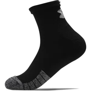 Under Armour HEATGEAR QUARTER 3PK Unisex ponožky, čierna, veľkosť