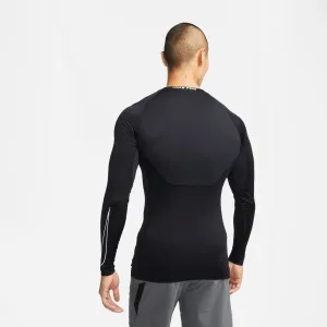 Nike NP DF TIGHT TOP LS M Pánske tričko s dlhým rukávom, čierna, veľkosť XXL