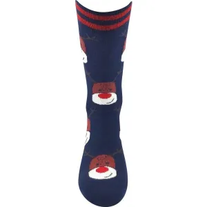Lonka CHRISTMAS REINDEERS 2PK Ponožky, tmavo modrá, veľkosť 26-28