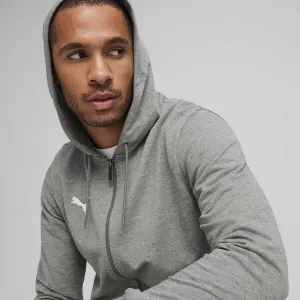 Puma TEAMGOAL CASUALS HOODED Pánska mikina, sivá, veľkosť