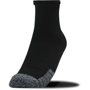 Under Armour HEATGEAR QUARTER 3PK Unisex ponožky, čierna, veľkosť