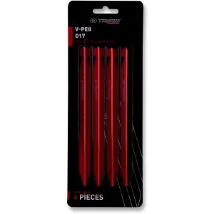TRIMM V-PEG-D17 (4PCS) Stanový kolík, červená, veľkosť