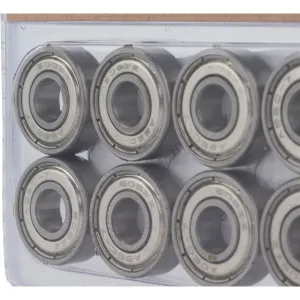 Zealot ABEC 7 CHROM SET Inline ložiská, strieborná, veľkosť