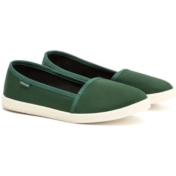 Oldcom ESPADRILKY CANVAS Dámske bavlnené espadrilky, zelená, veľkosť