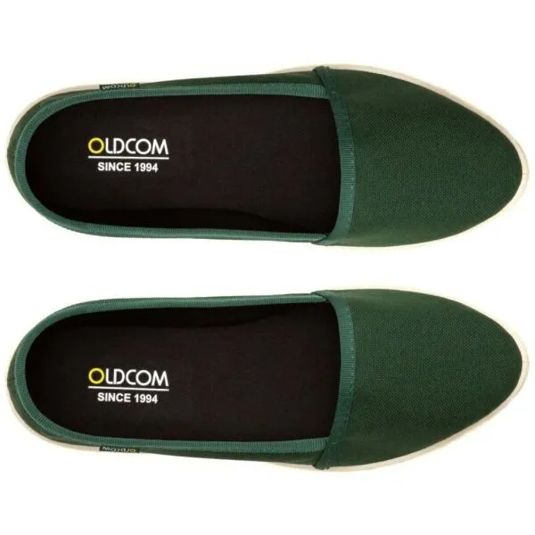 Oldcom ESPADRILKY CANVAS Dámske bavlnené espadrilky, zelená, veľkosť