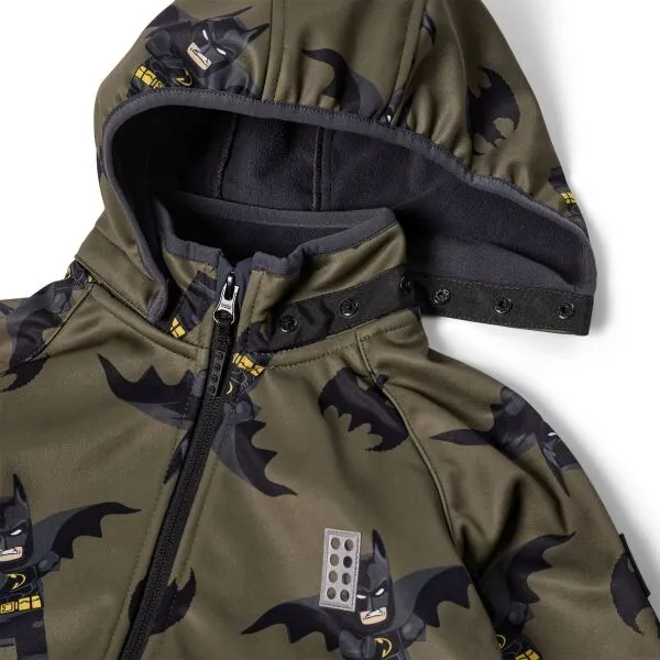 LEGO&reg; kidswear LWSCOUT 620 Chlapčenská  softshellová bunda, khaki, veľkosť