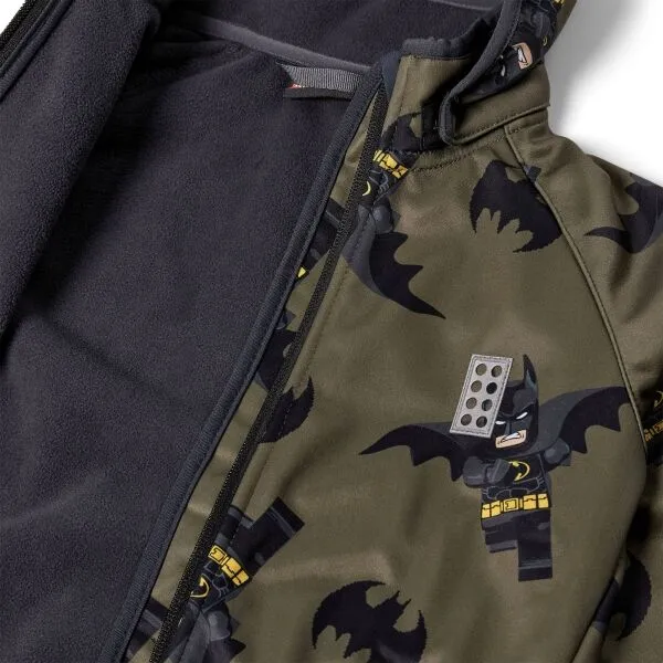 LEGO&reg; kidswear LWSCOUT 620 Chlapčenská  softshellová bunda, khaki, veľkosť